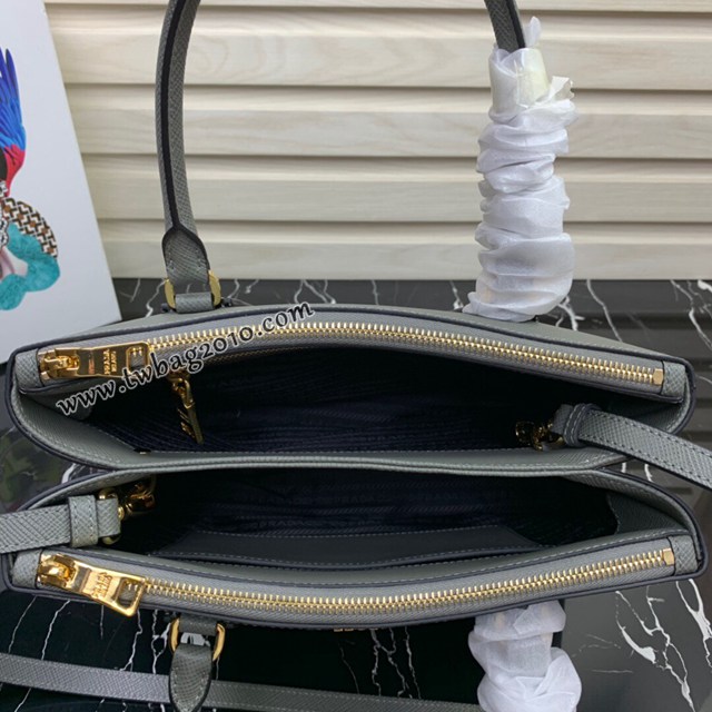 Prada專櫃新款1BA232殺手包 普拉達原廠義大利進口粗十字紋牛皮手提肩背女包 csp1563